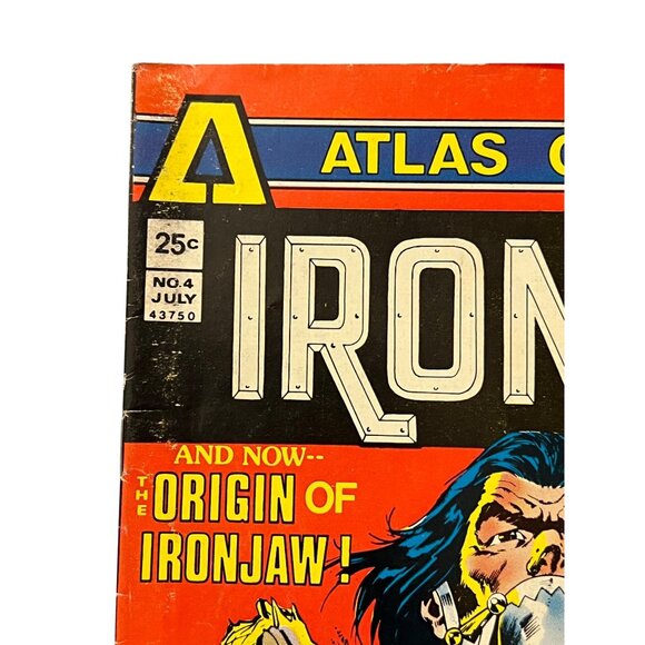 Ironjaw #4 (1975) Atlas Comics FN 6.0 Origin of Ironjaw Bronze Age - Picture 3 of 7